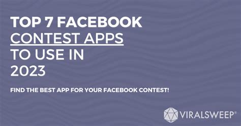 free facebook contest apps.